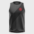 Camiseta Regata do Vasco Division Braziline Infantil CINZA