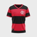 Camisa do Flamengo Libertadores 81 Zico Braziline Masculina PRETO/VERMELHO