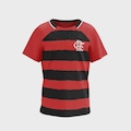 Camisa do Flamengo Manto Braziline Infantil VERMELHO