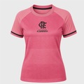 Camisa do Flamengo Frequência Braziline Feminina ROSA