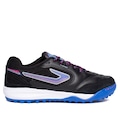 Chuteira Society Adulto Topper Dominator Club VI AZUL/PRETO