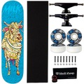 Skate Milk Maple Montado 8.0 Roda Next 53mm 102A Black Sheep AZUL
