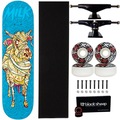 Skate Milk Maple Montado 8.0 Roda Next 53mm 102A Black Sheep VERMELHO