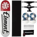 Skate Element Montado 8.0 Maple Original Roda Next Abec 15 PRETO/AZUL