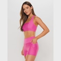 Bermuda Body For Sure Lisa Fusion - Feminina ROSA ESCURO