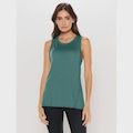 Camiseta Regata Body For Sure Lisa Essentials Colors - Feminina VERDE ESCURO