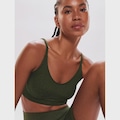 Top Alça Reta Body For Sure Liso Olive Tree - Feminino VERDE ESCURO