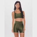 Bermuda Body For Sure Lisa Basic Colors - Feminina VERDE ESCURO