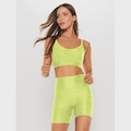 Top Alça Reta Fina Body For Sure Camouflage - Feminino AMARELO CLARO