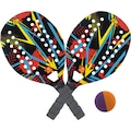 Kit Beach Tennis Bel BT100: 2 Raquetes + 1 Bolinha VERMELHO