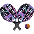 Kit Beach Tennis Bel BT100: 2 Raquetes + 1 Bolinha LILAS