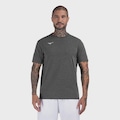 Camiseta Mizuno Lifestyle Logo Masculina CINZA