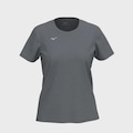 Camiseta Mizuno Lifestyle Logo Feminina CINZA