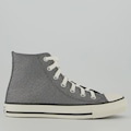 Tênis Feminino Converse All Star Chuck Taylor Side Cano Alto PRATA