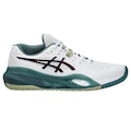Tênis Masculino Asics Gel-Resolution X All Court BRANCO/ROXO