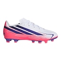 Chuteira Campo Infantil adidas F50 Hyperfast Club BRANCO/ROXO