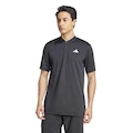 Camisa Polo adidas Tennis Club Henley Masculina PRETO