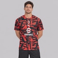 Camisa AC Milan 2027 Puma Pré-Jogo Masculina VERMELHO