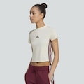 Camiseta adidas Essentials Feminina BEGE