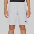 Shorts Puma Teamrise Infantil BRANCO