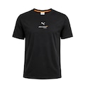 Camiseta Puma McLaren Small Logo Tee - Masculina PRETO