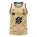 Camiseta Regata do Brasil Vôlei de Praia Volt 2026 Jogo 5 - Masculina BEGE