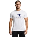 Camiseta Diadora Big Logo Athletic Dept Masculina BRANCO