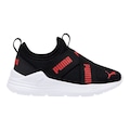 Tênis Infantil Puma Wired Run Slip-on PRETO