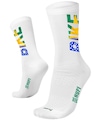 Meia Cano Médio HUPI Bike Brasil Unissex BRANCO