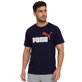 Camiseta Puma Ess 2 Color No. 1 Masculina AZUL ESCURO