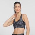 Top Rainha Cashmere Sustentação Média Feminino PRETO