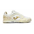 Chuteira Futsal Adulto Joma Top Flex Rebound Ed. Oro BRANCO