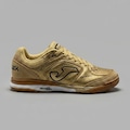 Chuteira Futsal Adulo Joma Top Flex Rebound Gold PRETO/BRANCO/DOURADO