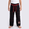 Opção de cor PRETO de Calça de Jiu Jitsu MKS HERO Infantil