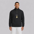 Blusão de Moletom Real Madrid Hzip EQT adidas Masculino PRETO