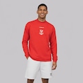 Blusão Moletom Flamengo EQT adidas Masculino VERMELHO