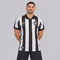 Camisa do Botafogo Retrô 1995 Túlio Maravilha 7 Jacquard Masculina PRETO