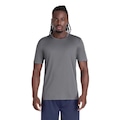 Opção de cor CINZA CLA/AMAREL ESC de Camiseta Olympikus Essential 2.0 Masculina