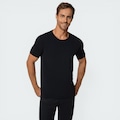 Camiseta Lupo Micromodal Sem Costura Masculina PRETO