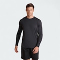 Opção de cor PRETO de Camiseta Manga Longa Lupo Sport Repelente Proteção UV 50+ Masculina