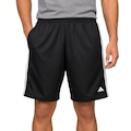 Short adidas 3 Listras Masculino PRETO