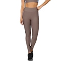 Opção de cor MARROM de Calça Legging Run More Blocking Compression Feminina