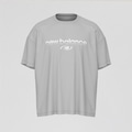 Camiseta Trackside New Balance Masculina CINZA CLARO