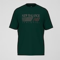 Camiseta Reimagined Graphic New Balance Masculina VERDE