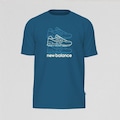 Camiseta Layered 574 New Balance Masculina AZUL