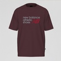 Camiseta Athletics Relaxed Premium Chest Logo New Balance Masculina ROXO