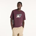 Camiseta Classic Tri Logo New Balance Masculina ROXO