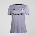 Camisa Lótus Spfc 2026 New Balance Feminina LILAS