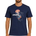 Camiseta Oakley Jellyfish Biolumia SS Abyss AZUL ESCURO
