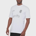 Camiseta do Santos Alçapão Wanted Masculina BRANCO